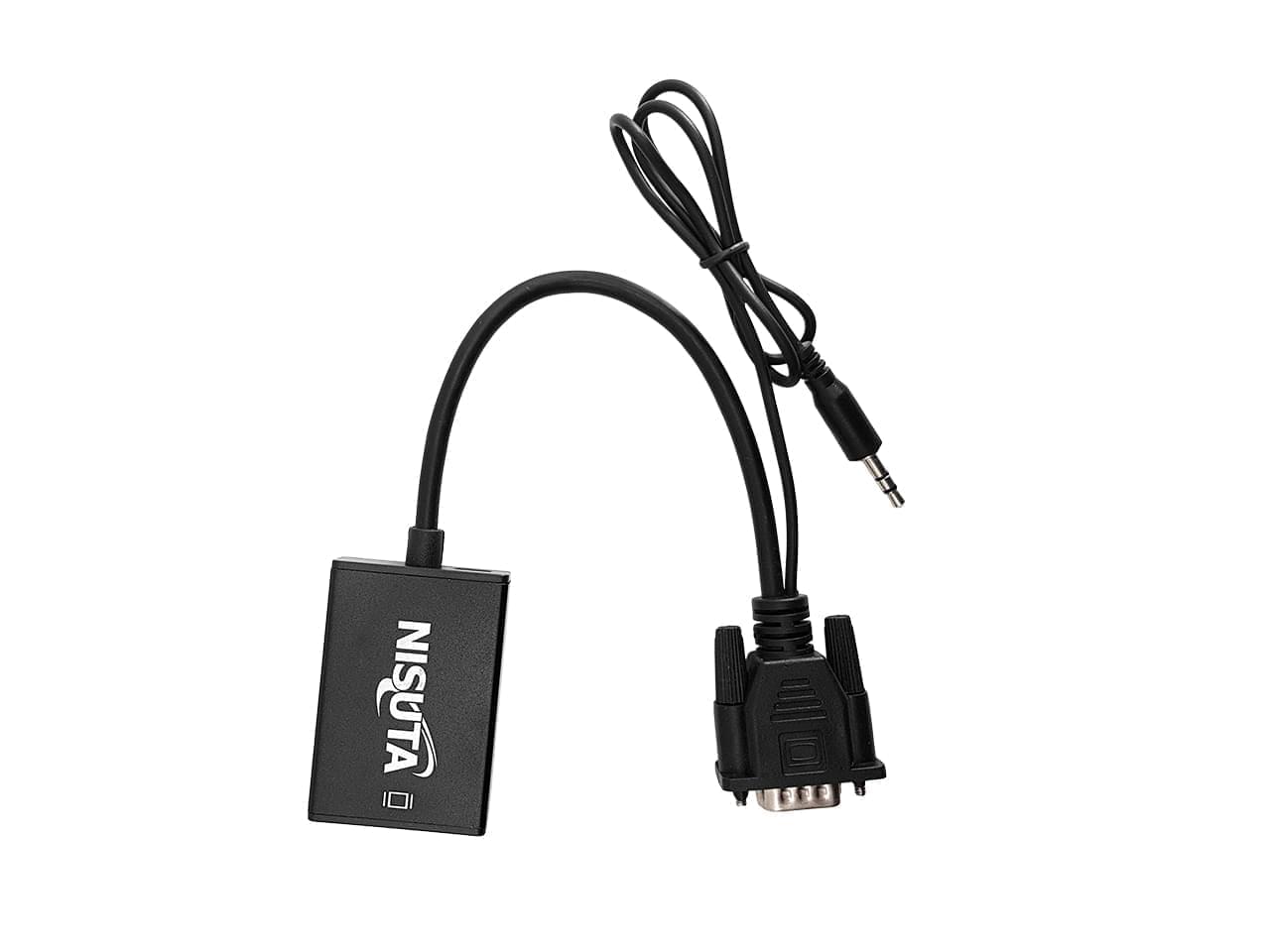 1 Conversor VGA + audio 3.5mm a HDMI 1080P con cable - Imagen 1