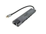 Docking USB C 3.1 a HDMI, Red, Hub USB 3.0, PD, lector de tarjetas