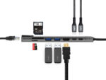 Docking USB C 3.1 a HDMI, Red, Hub USB 3.0, PD, lector de tarjetas - Imagen 2