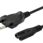 Cable de alimentacion tipo 8 2x0.5mm2 de 1.5m norma IRAM - Imagen 2