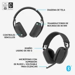 Headset Logitech Zone Vibe 100 - Imagen 2
