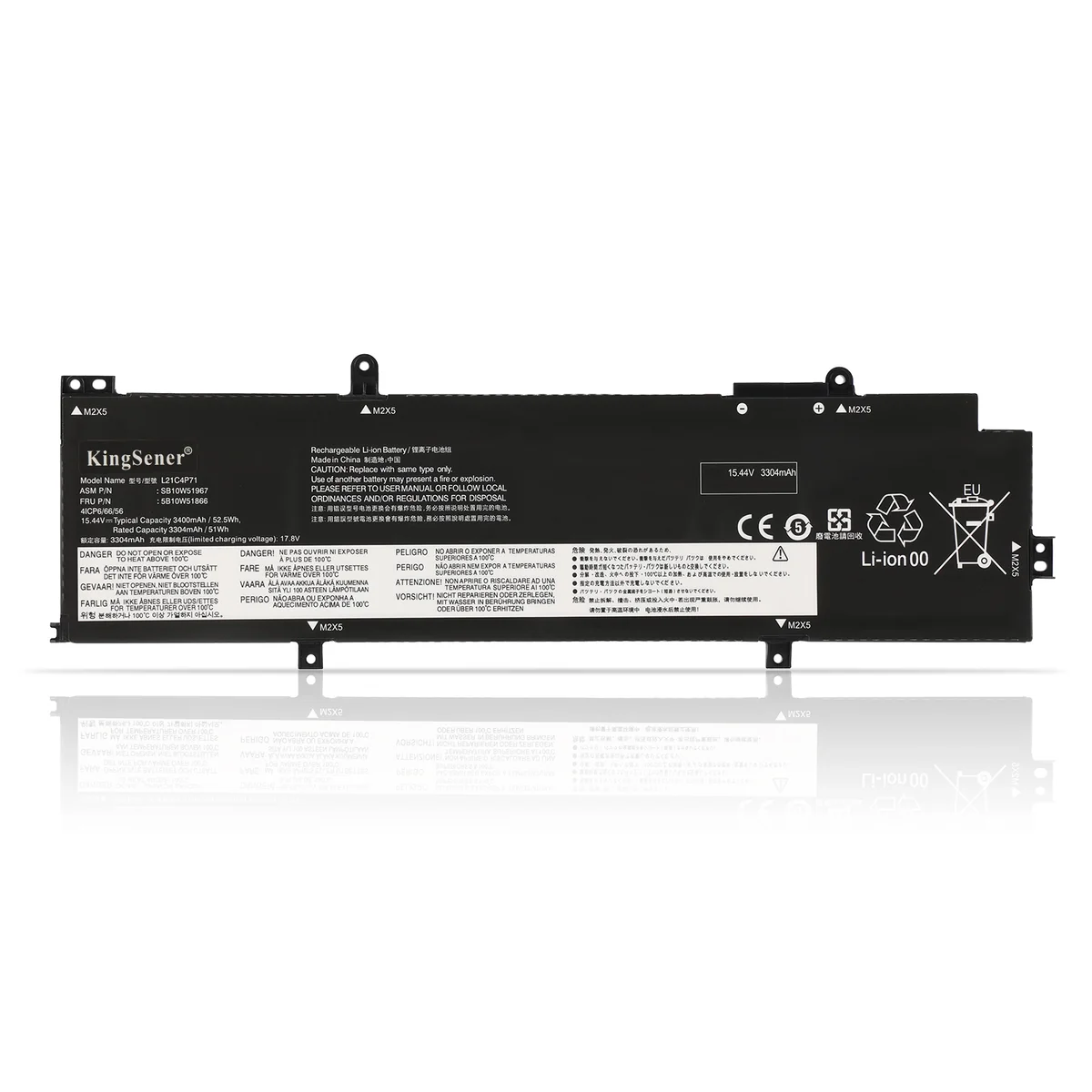 Lenovo-L21C4P71-3400mAh-1600 Batería de repuesto para portátil Lenovo - Imagen 1